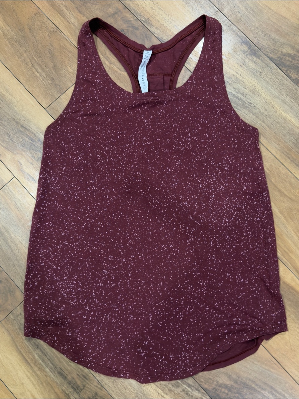 Lululemon Love Tank Pleated *Splatter Dye Savannah Size 4 Gym Yoga Running